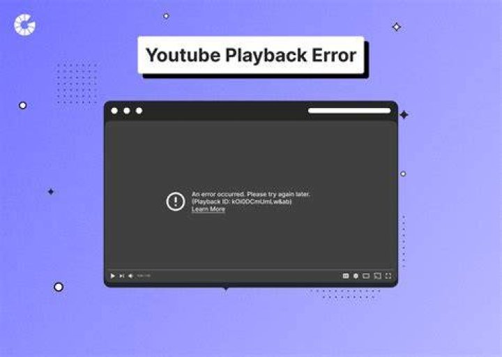Video player error message